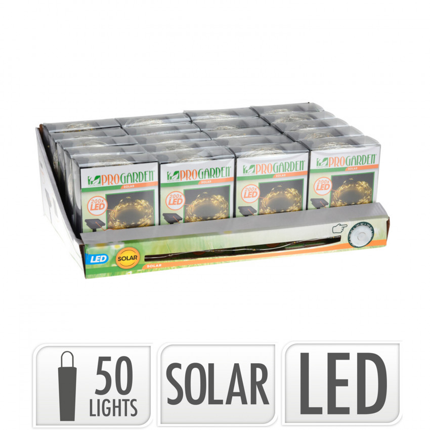 Product van Solar LED Slinger Outdoor RGB Kentia 50LEDS 7m