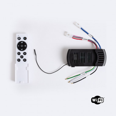 Sterownik WiFi z Pilotem do Wentylatorów Sufitowych z Silnikiem DC i Oświetleniem LED 3CCT przy 220V 2-przewodowy