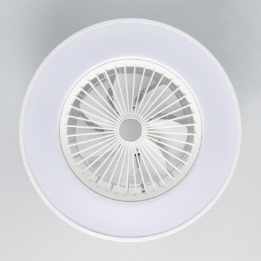 Ventilateur Ceiling Turbine , plaque encastrée 60x60, idéal pour les faux  plafonds, blanc, moteur DC, Lba Home.