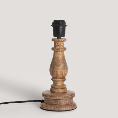 Base for Chess Wooden Table Lamp