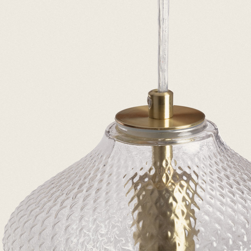 Product of Stiklu Metal & Glass Pendant Lamp