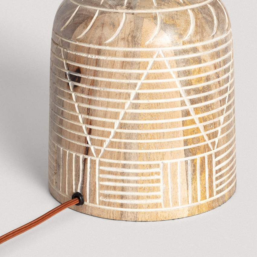 Produkt von Lampenfuß für Tischleuchte Holz Koson ILUZZIA
