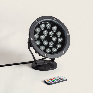 Spot Extérieur LED 18W RGB Colmar - Ledkia