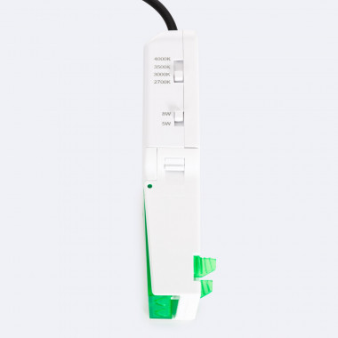 Product van Downlight LED Vlamvertragend  Rond  4CCT ( Warm -Neutraal) Regelbaar  IP65 Wit  Zaagmaat  Ø65 mm