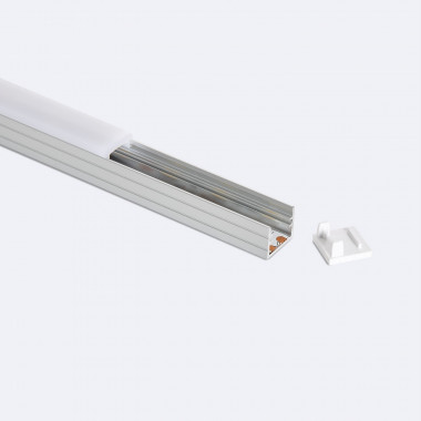Profilé Aluminium en Saillie 2m Pour Ruban LED jusqu'à 8 mm