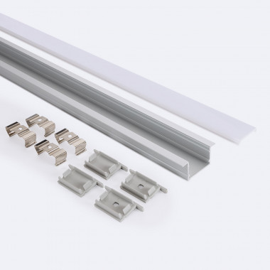 Produkt von Aluminiumprofil Einbau Flach 2m für LED-Streifen bis 25 mm