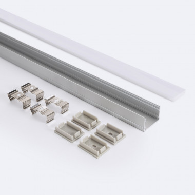 Produkt von Aluminiumprofil Oberfläche 2m für Doppelte LED-Streifen bis 22 mm
