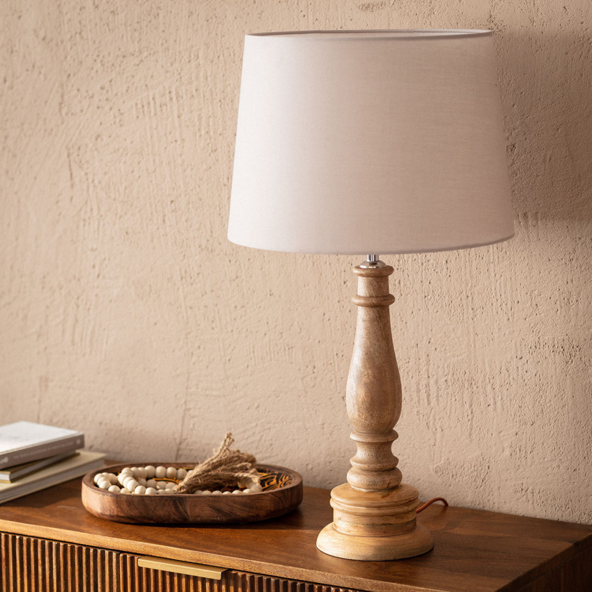Product of Dinnka Wooden Table Lamp ILUZZIA 