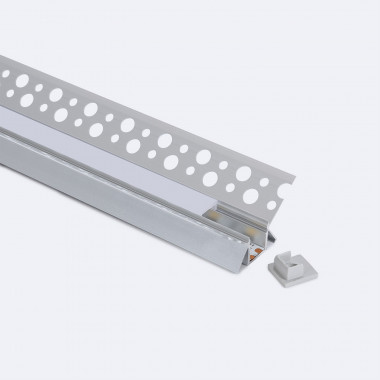 Rohový Hliníkový Profil pro Sádrokarton/Omítky pro LED Pásky do 9mm pro Vnitřní Roh