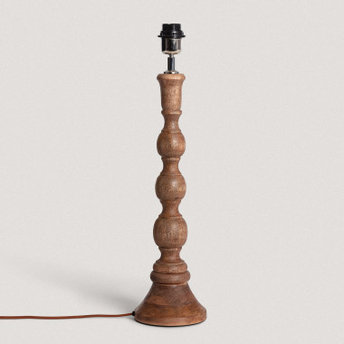 Base for Anand Wooden Table Lamp ILUZZIA