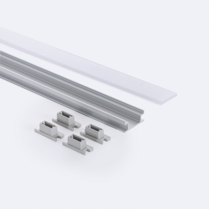 Product van Aluminium Beloopbare Vloerprofiel voor LED strips tot 10 mm