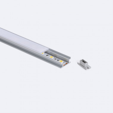 Profilé Aluminium pour Sol pour Rubans LED jusqu'à 10 mm