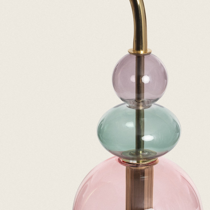 Product van Staande lamp van Metaal en Glas Baudelaire