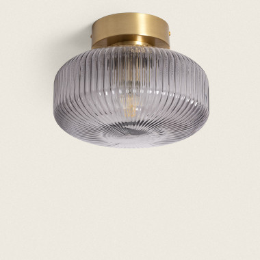 Plafondlamp Windsor Metaal en Glas