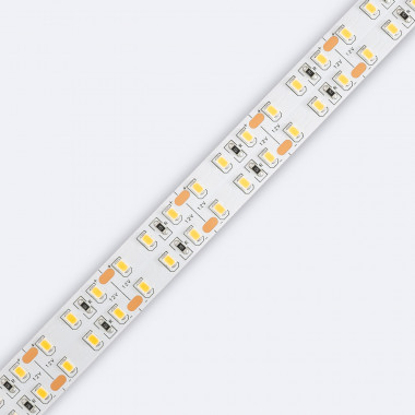 Product van Dubbele LED Strip 12V DC 204 LED/m 5m IP20 Breedte 14mm Knip om de 3cm