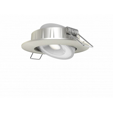 5W Round Polished Chrome Directional LED Downlight with Ø68 mm Cut Out