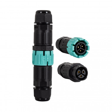 3 Pin Male Female Connector for  0.5-2.5mm² Water Proof Cable IP68