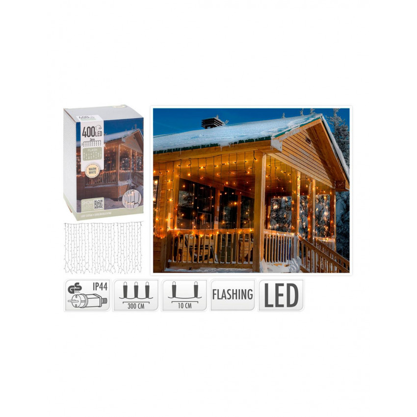 Produkt von LED-Lichterkettenvorhang Außen 3m Flash