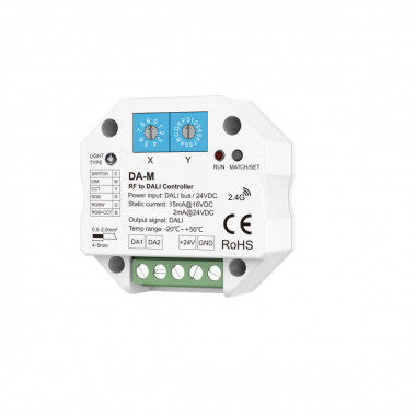 Convertisseur RF à DALI compatible avec Télécommande, Tuya Wifi et Philips Hue