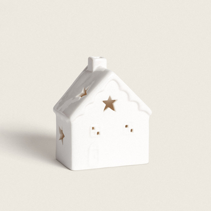 Product of Bianca Ceramic LED Christmas House Battery Operated