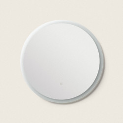 Shala Anti-Fog Bathroom Mirror with LED Light Ø60 cm