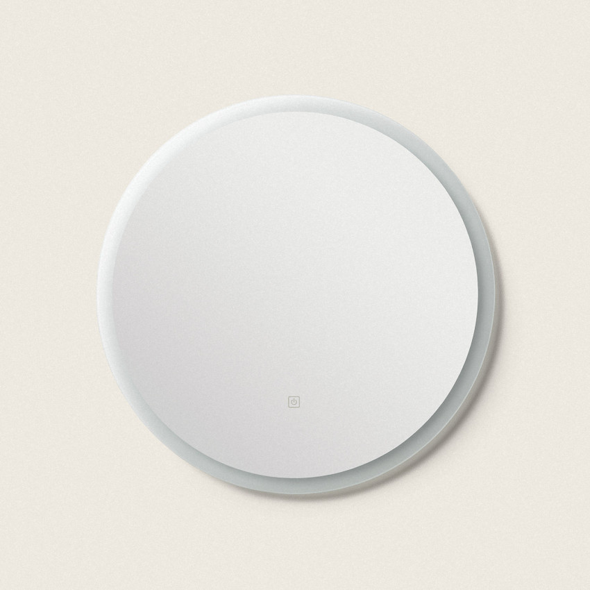 Product of Shala Anti-Fog Bathroom Mirror with LED Light Ø60 cm