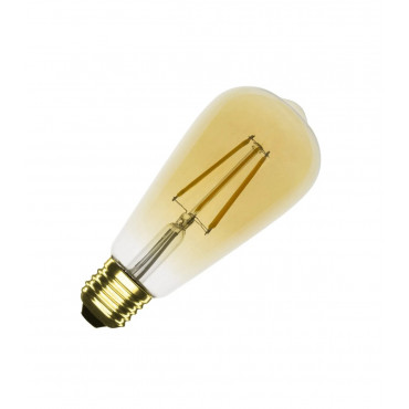 Ampoule Led Filament E W Lm Dimmable St Gold Ledkia