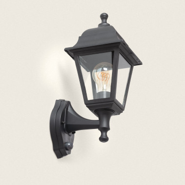 Wandlamp Outdoor Sennen Zwart met PIR Sensor