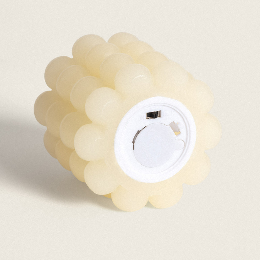 Produkt od Kruhová LED Svíčka z Přírodního Vosku s Baterií 7,5 cm