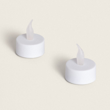 Pack 2 Mini Candele LED a Pile LED Hobley