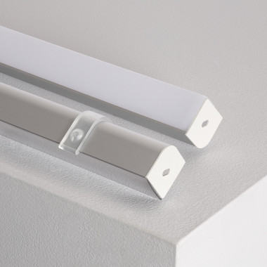 Product of Aluminium Corner Profile with Continuous Cover for LED Strips up to 20mm
