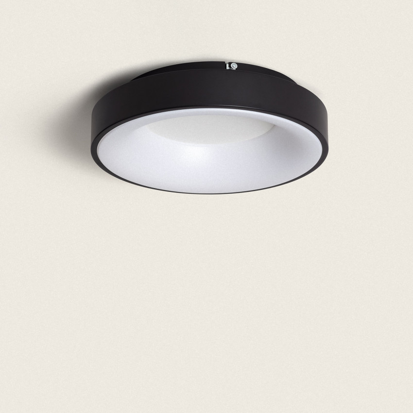 Product van Plafondlamp LED 30W Rond Metaal Ø380 mm CCT Selecteerbaar Jacob 