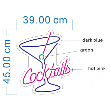 Produkt von LED-Neonschild Cocktails