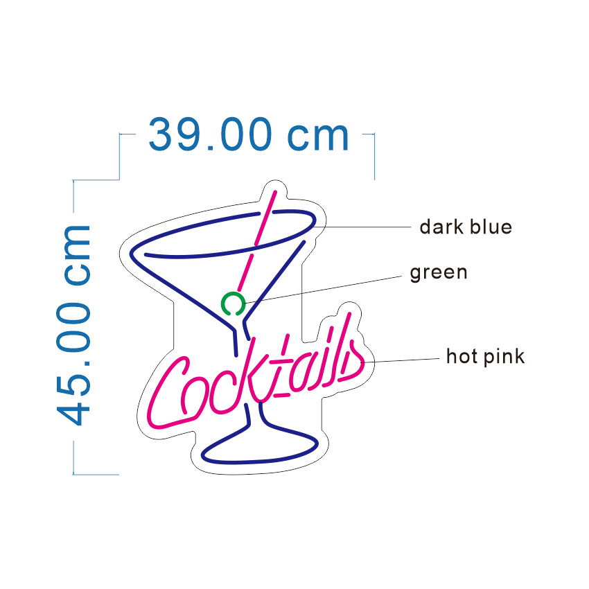 Produkt von LED-Neonschild Cocktails