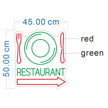 Produkt von LED-Neonschild Restaurant
