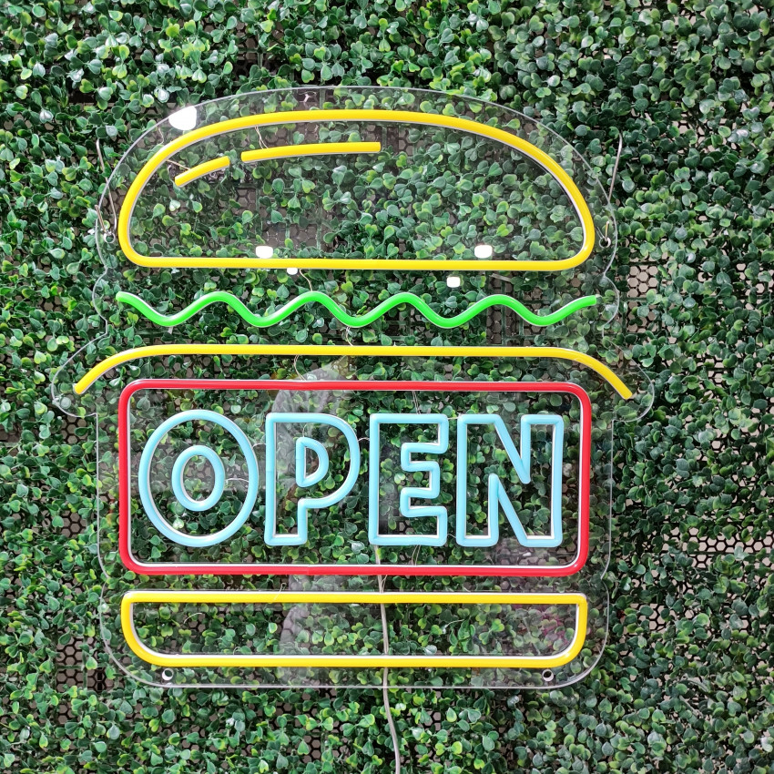 Product of Neon LED "Open" Sign