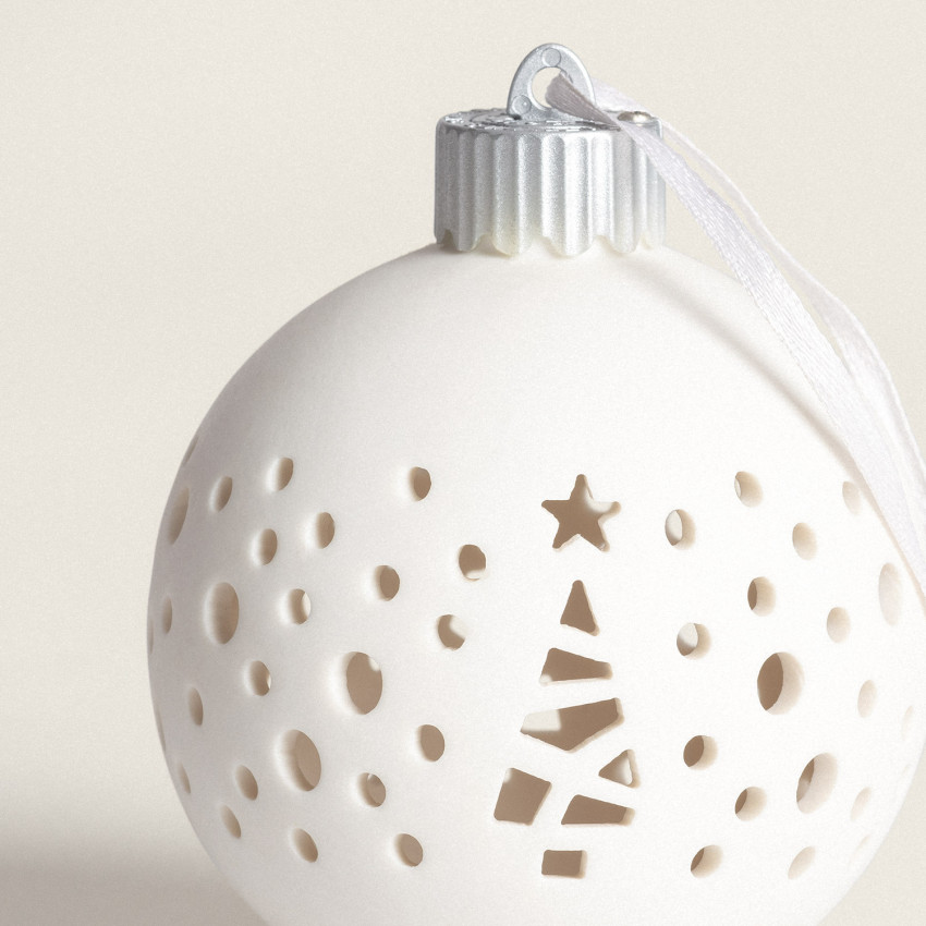 Prodotto da Palla di Natale LED Porcelana con Batteria Estella
