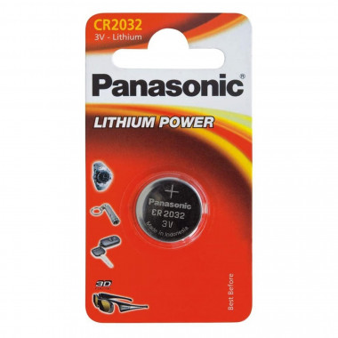 Blister 1 Lithium-Batterie Panasonic CR-2032EL/1B