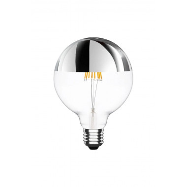 LED Lamp Filament E27 6W 600 lm G95 Chroom Reflect