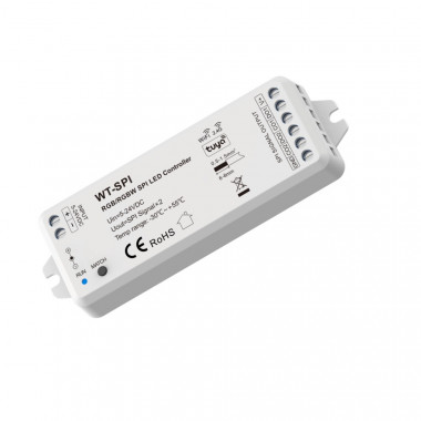 Controller Dimmer für LED-Streifen RGB/RGBW Digital SPI, kompatibel mit WiFi und RF-Fernbedienung