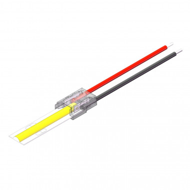 Produit de Connecteur avec Câble pour Ruban LED 12/24V DC SMD&COB IP20 Largeur 8mm