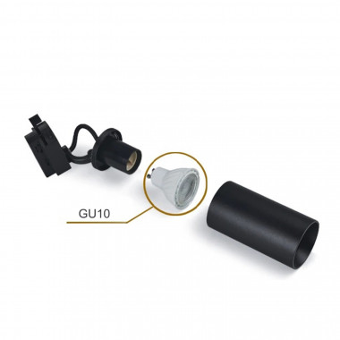 Product of Tika Three Phase Track Spotlight Fitting for GU10 Bulb 