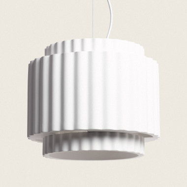 Colum Plaster Double Pendant Lamp