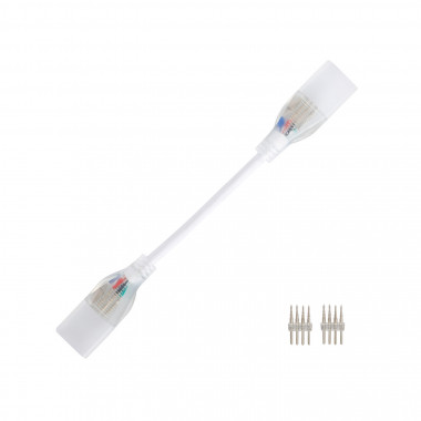 Double Connector with Cable for 220V AC SMD RGB LED Strip 15mm Wide