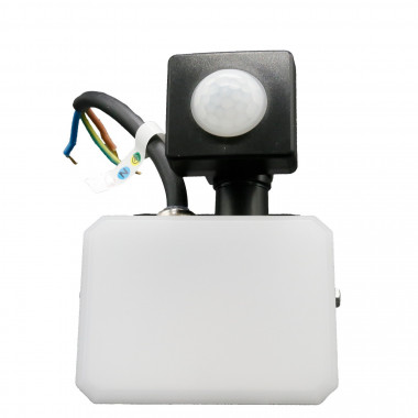 Produkt od LED Reflektor 10W IP65 Bílý s Detektorem Pohybu PIR 