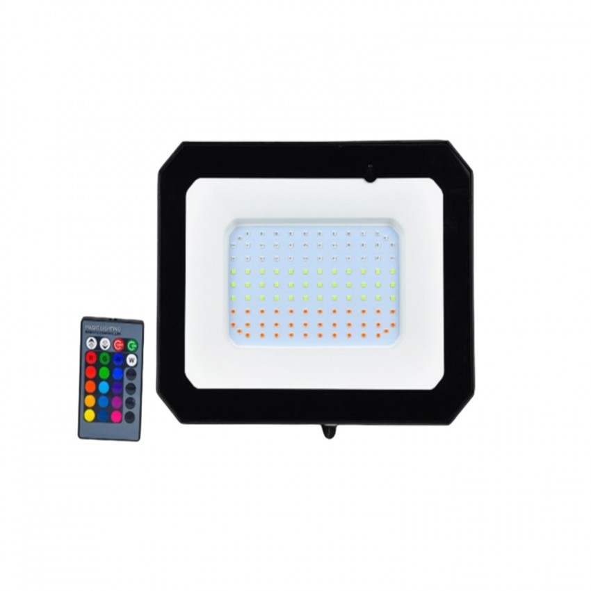 Produkt von LED Flutlichtstrahler 10W IP65 RGB mit IR-Fernbedienung 