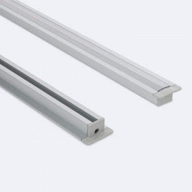 Prodotto da Profilo in Alluminio a Incasso al Soffitto con Clip 1m per Striscia LED fino a 12 mm