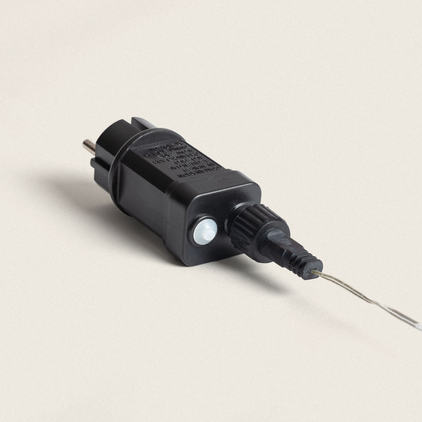 Product van Lichtsnoer Outdoor LED  Zwarte Kabel Warm/ Koel Wit 30M Tros 