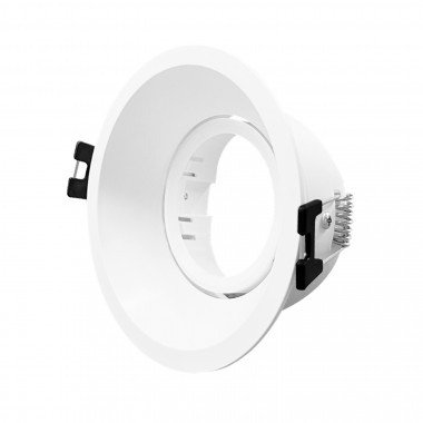 Collerette Downlight Conique Orientable pour Ampoule LED GU10 / GU5.3 Coupe Ø75 mm Suefix