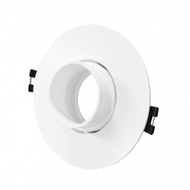 Downlight-Ring Rund Schwenkbar mit niedrigem UGR für LED-Glühbirne GU10 / GU5.3 Schnitt  Ø75 mm Suefix